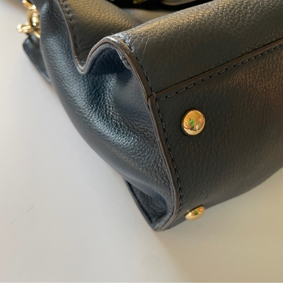 Michael Kors Navy Blue Hamilton Satchel Purse - Picture 4 of 14